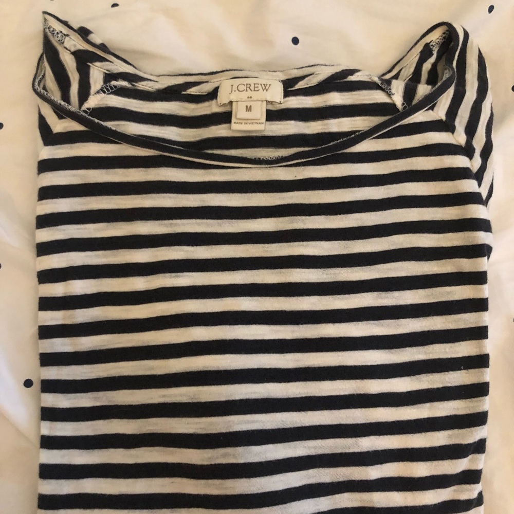 J. Crew long sleeve striped shirt!